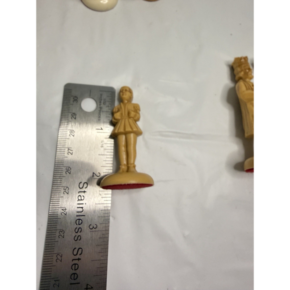 Vintage Schach Plastic Chess Set Medieval Camelot Full Set Germany No Board - Picture 13 of 16